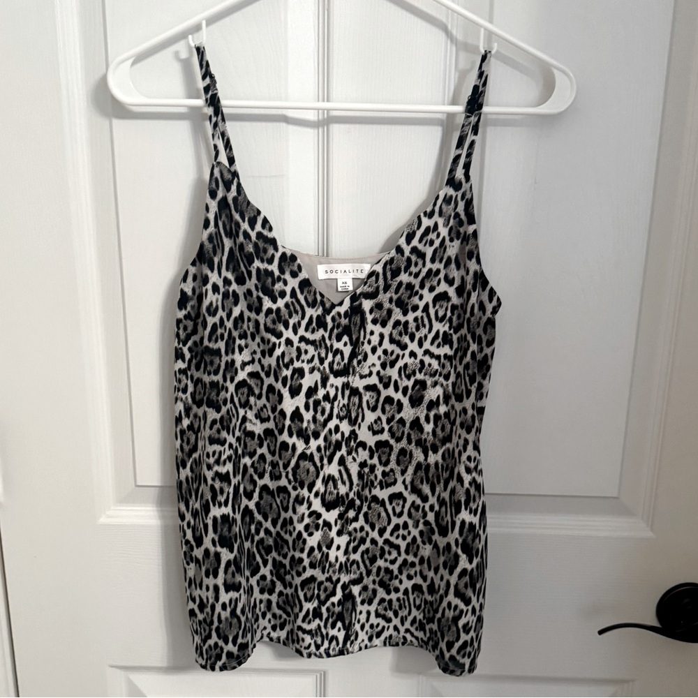 Leopard print tank
